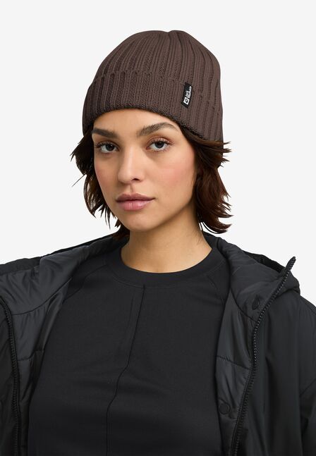 RIB KNIT BEANIE