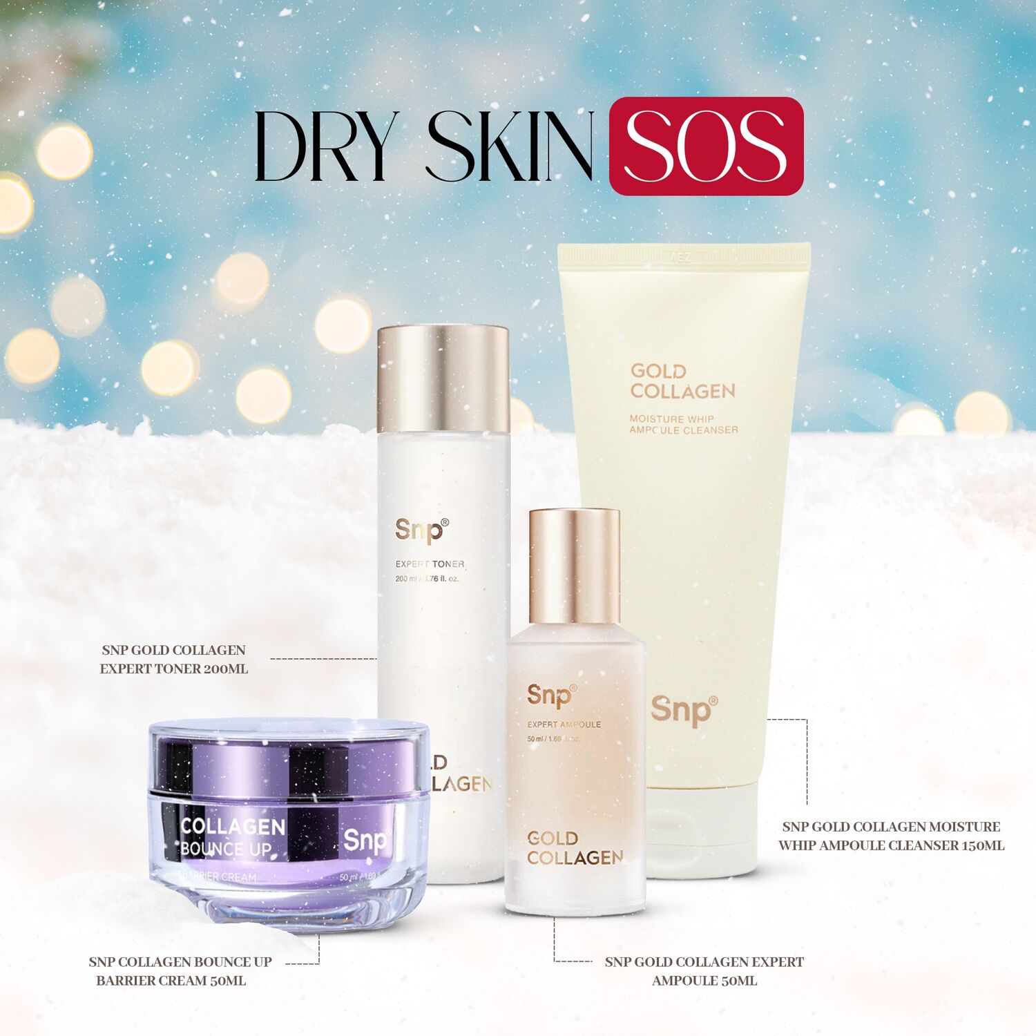 'DRY SKIN' SOS - SNP COLLAGEN LINE
