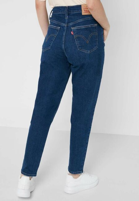 Levi's high waisted mom jeans