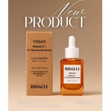 Vegan Vitamin C + 5% Niacinamide Serum.