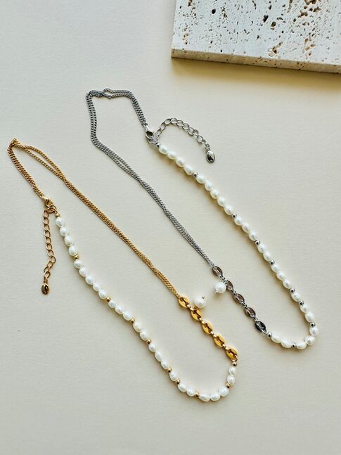 Сувдтай мөнгөн гинж