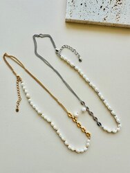 Сувдтай мөнгөн гинж