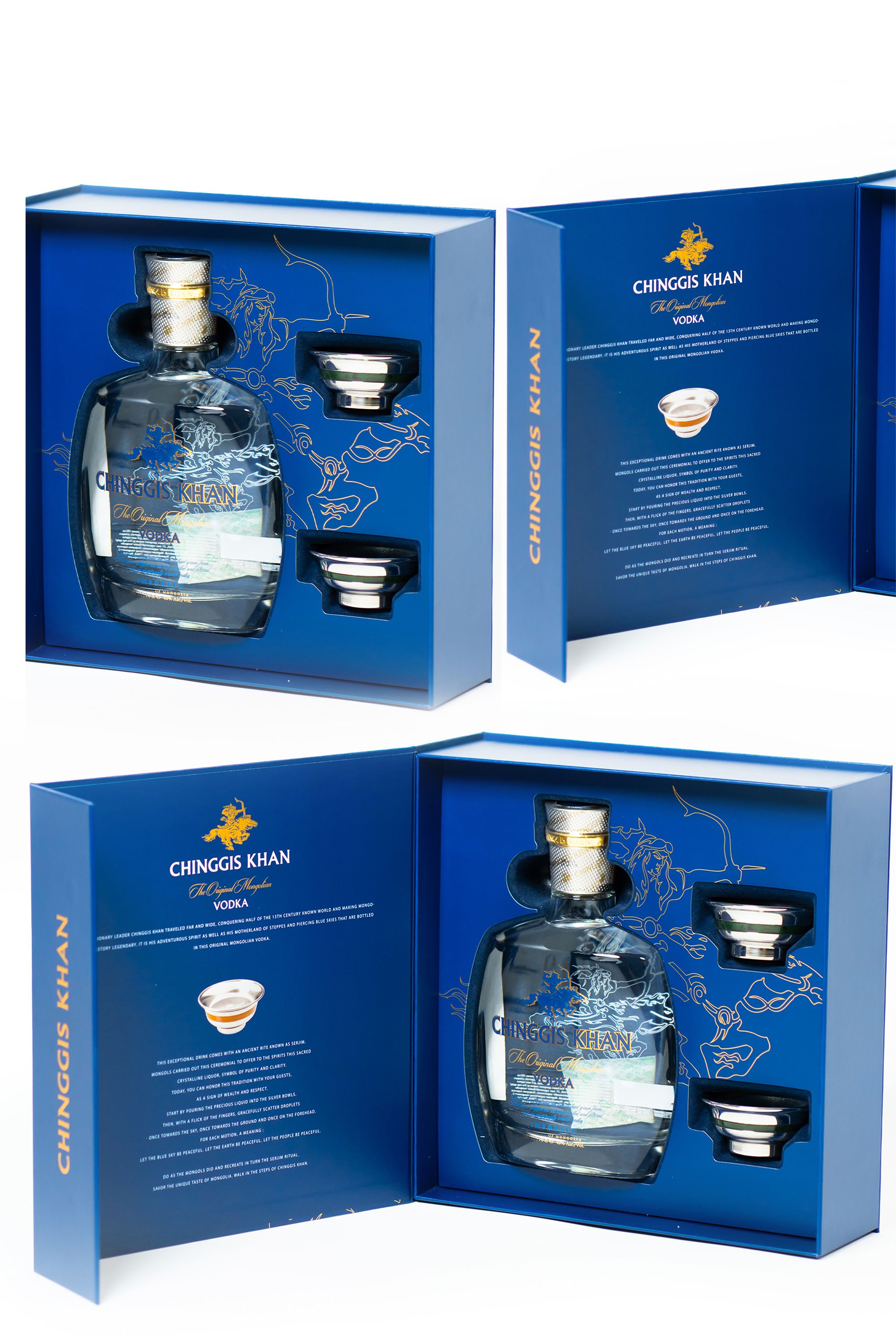 Chinggis khan 700 ml gift pack