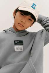 Zara- label varsity hoodie