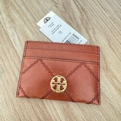Tory burch leather cart case