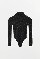 Seamless lace bodysuit 