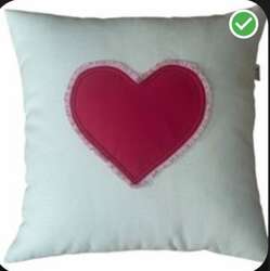 Цагаан дэр зүрхтэй/ягаан туузтай