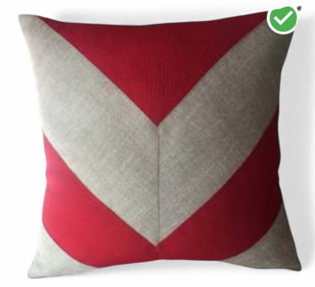 Улаан бэйж өнгөний оруулгатай 