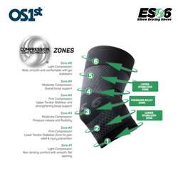 Es6 | elbow bracing sleeve black