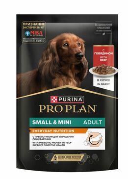 PRO PLAN, нас бие гүйцсэн нохойны нойтон хоол, үхрийн махтай, 85г