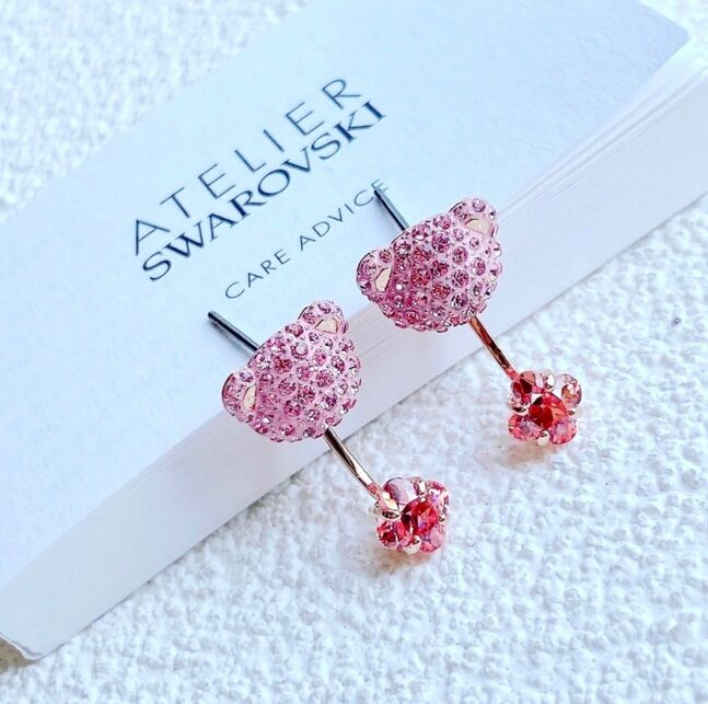 Swarovski teddy ээмэг