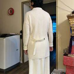 Ноолууран цамц, юбка.