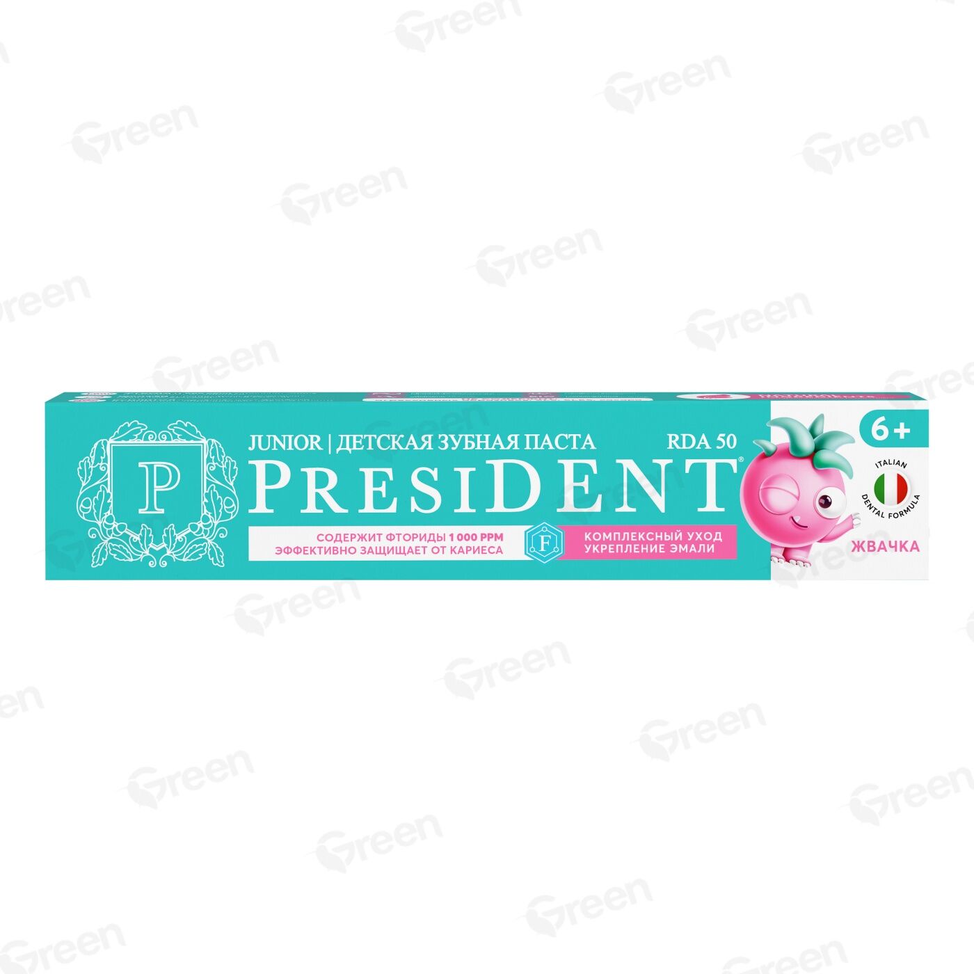 PresiDENT Хүүхдийн Шүдний ОО жимсний бохь  6+ нас 70 гр №1