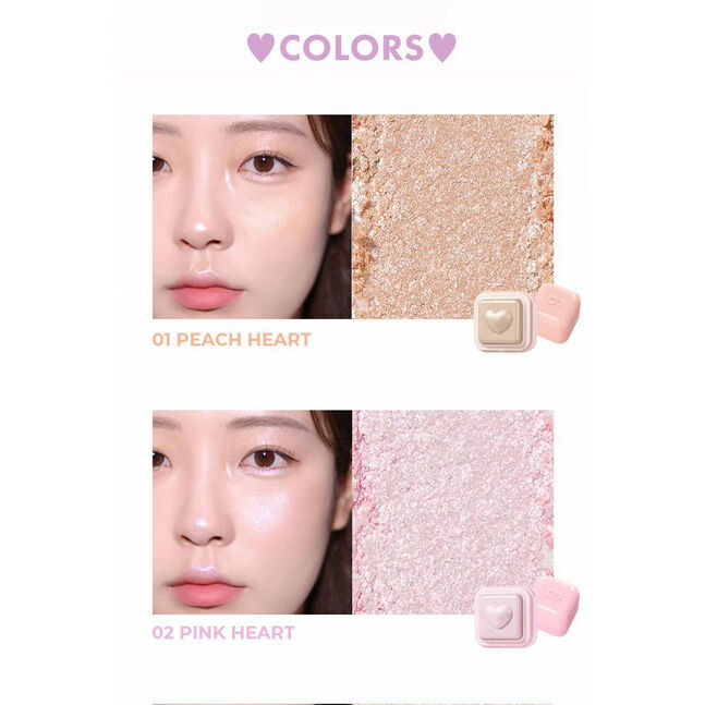 COLORGRAM MILK BLING HEARTLIGHTER 08 ALL LIGHT PINK
