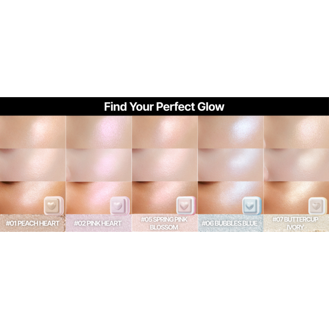 COLORGRAM MILK BLING HEARTLIGHTER 08 ALL LIGHT PINK