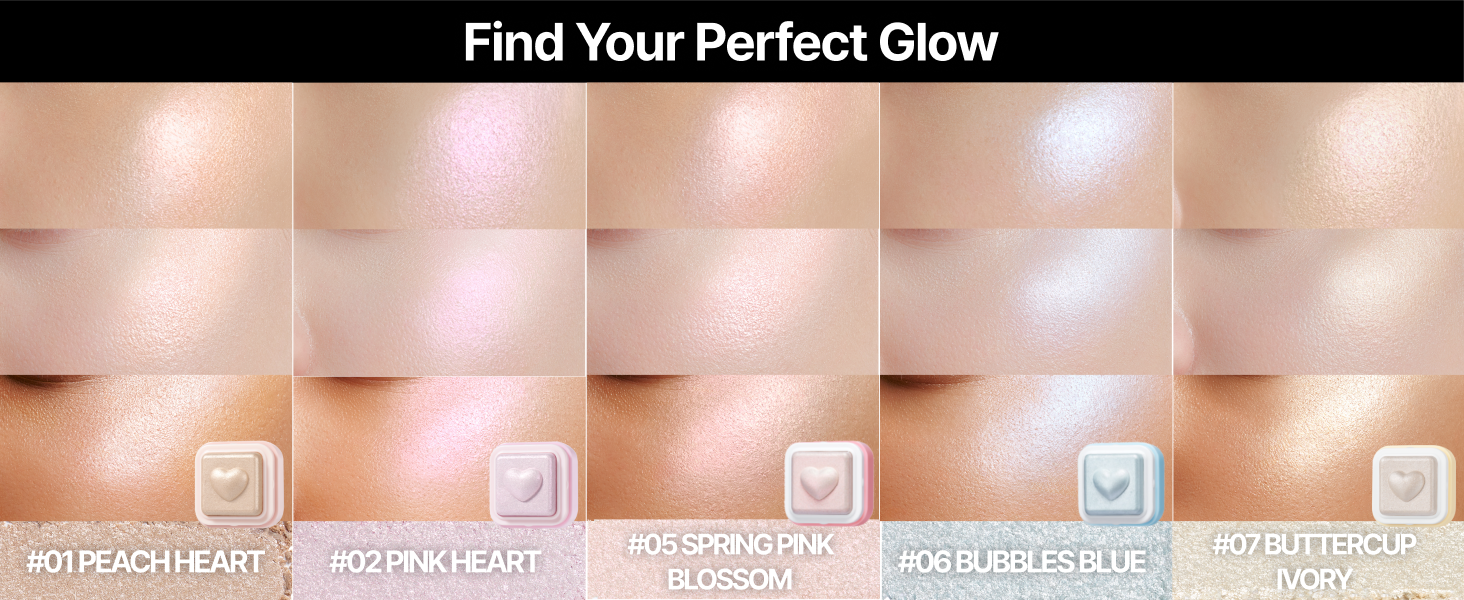 COLORGRAM MILK BLING HEARTLIGHTER 08 ALL LIGHT PINK