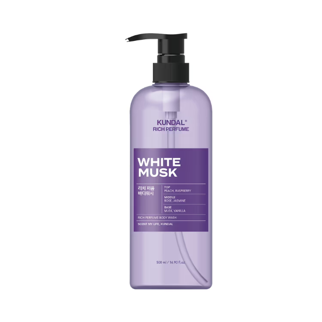 KUNDAL Rich Perfume Body Wash 500ml /white musk/