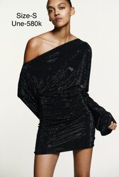 Asymmetric rhinestone dress