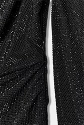 Asymmetric rhinestone dress