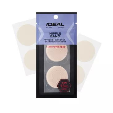 IDEAL FOR MEN Nipple Band 12ea 6 usage Skin
