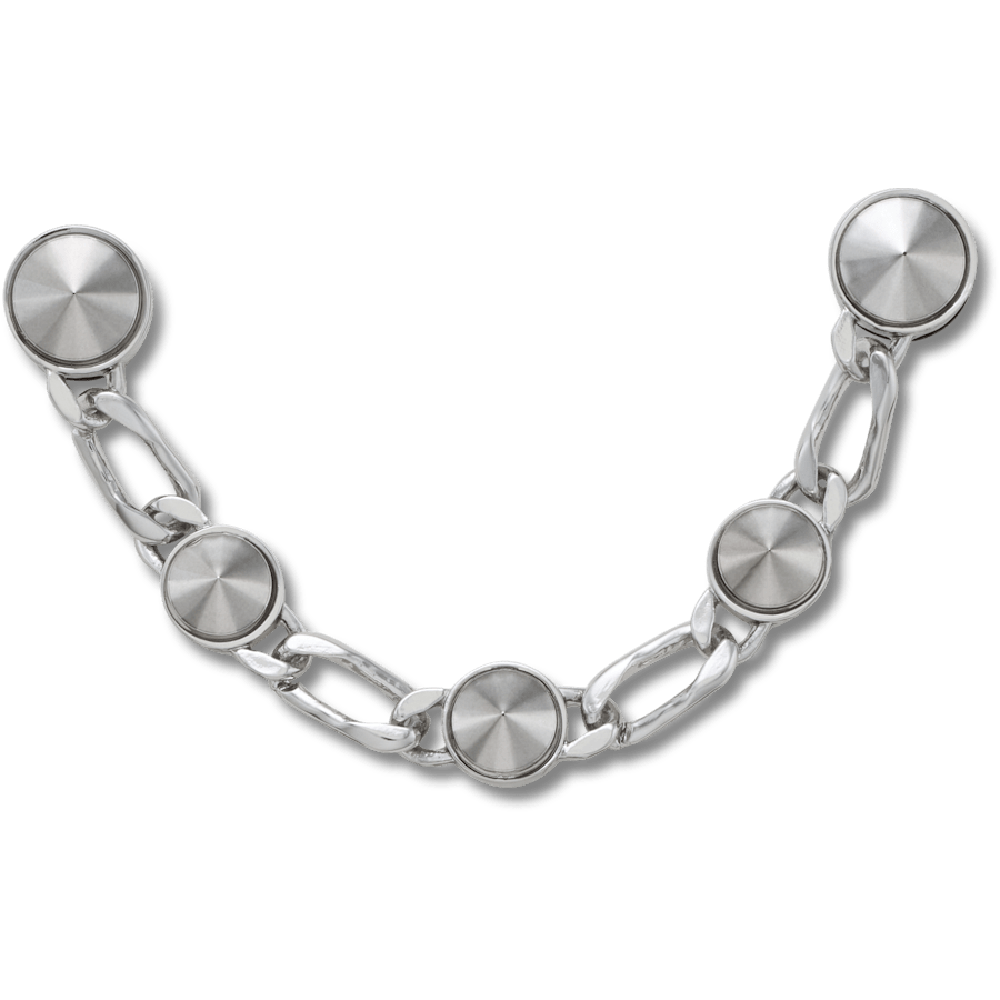 Silver Luxe Studded Chain