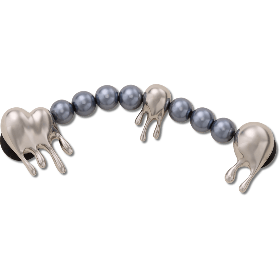 Pearl Melted Silver Chain