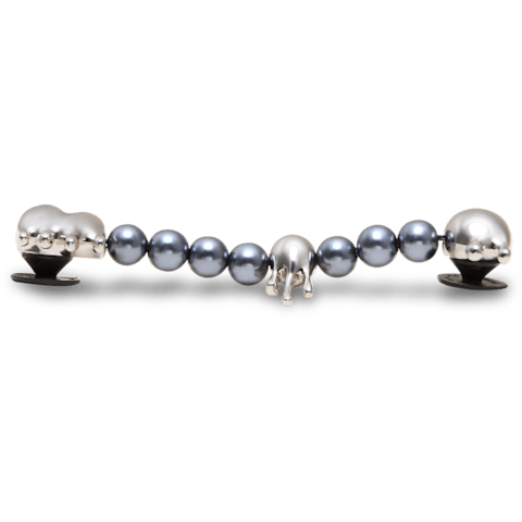 Pearl Melted Silver Chain