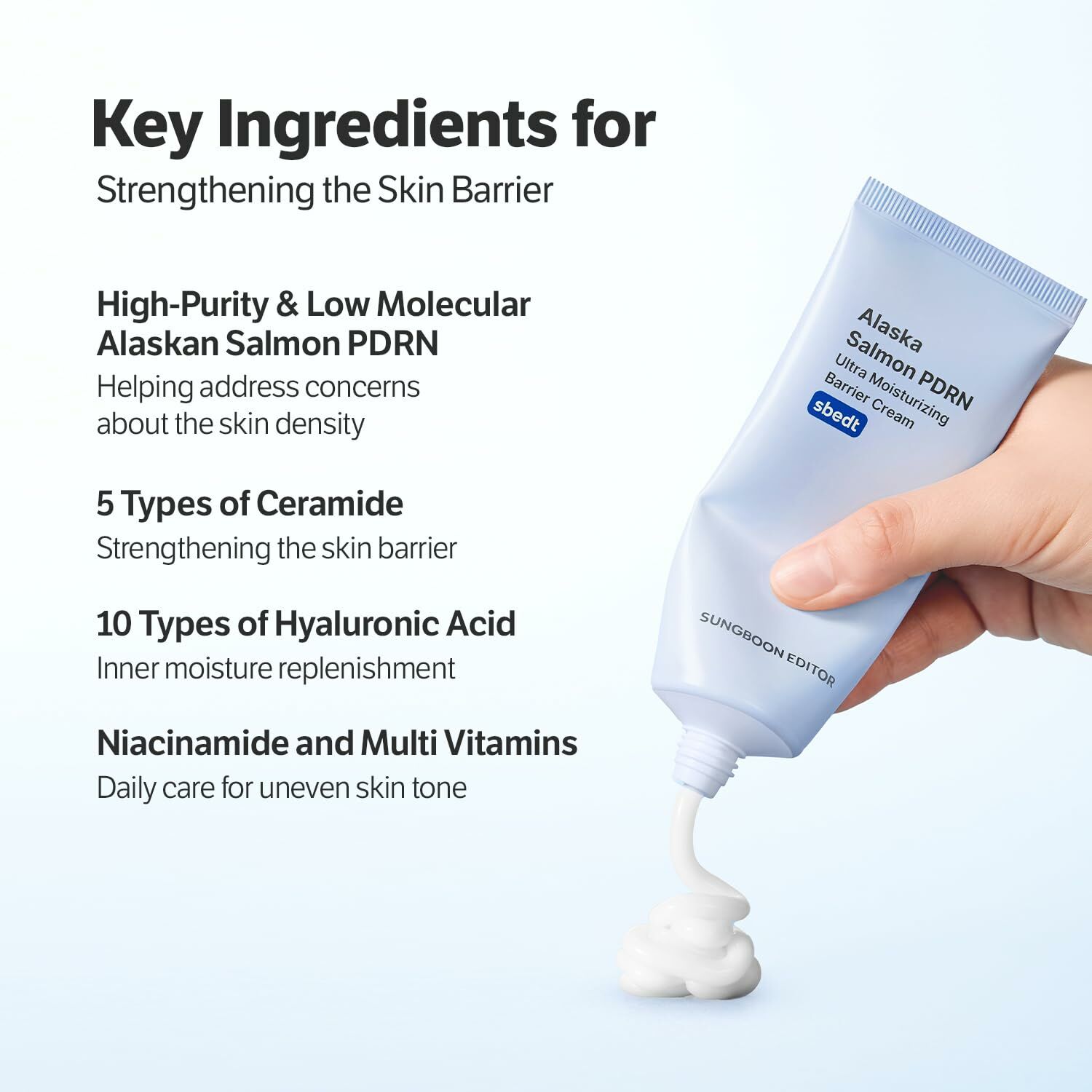SUNGBOON EDITOR Alaska Salmon PDRN Ultra Moisturizing Barrier Cream