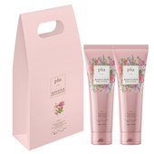 plu Body Scrub Pink Floral Set