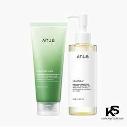 Anua cleansing oil & foam
