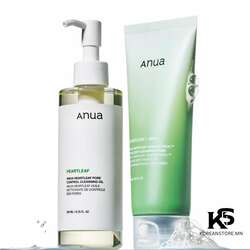 Anua cleansing oil & foam