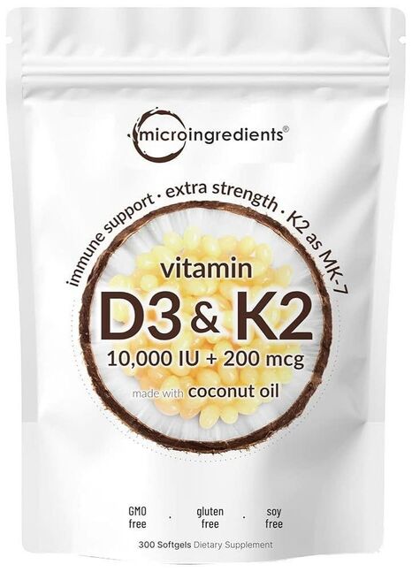 Vitamin d3k2 10,000iu micro ingr