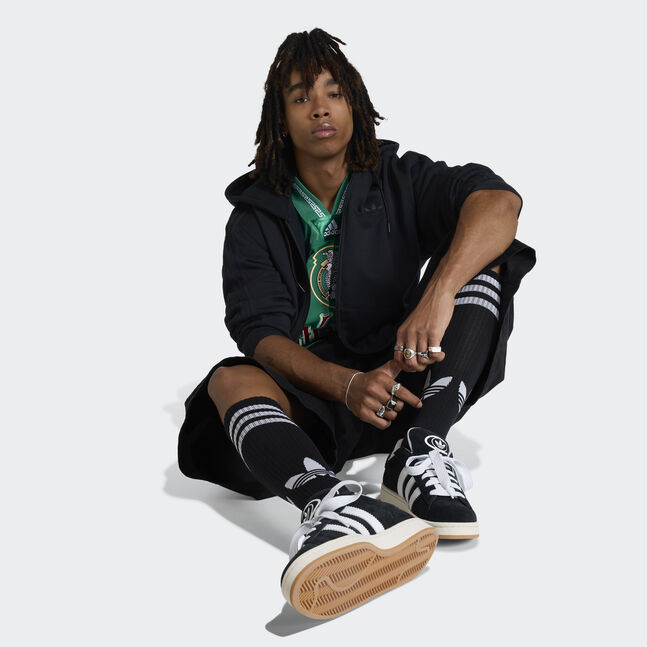 BAGGY FZ HOODIE BLACK/BLACK