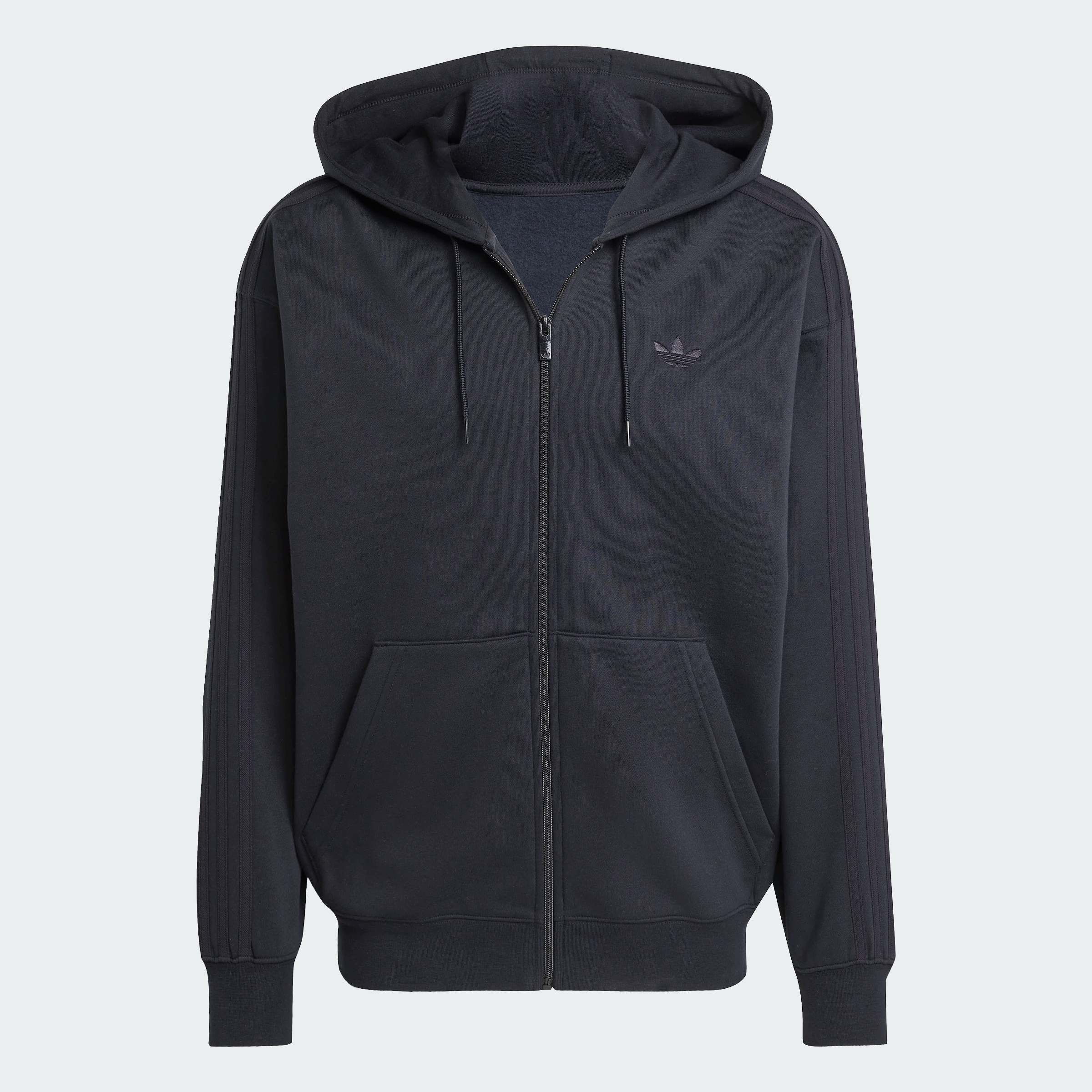BAGGY FZ HOODIE BLACK/BLACK