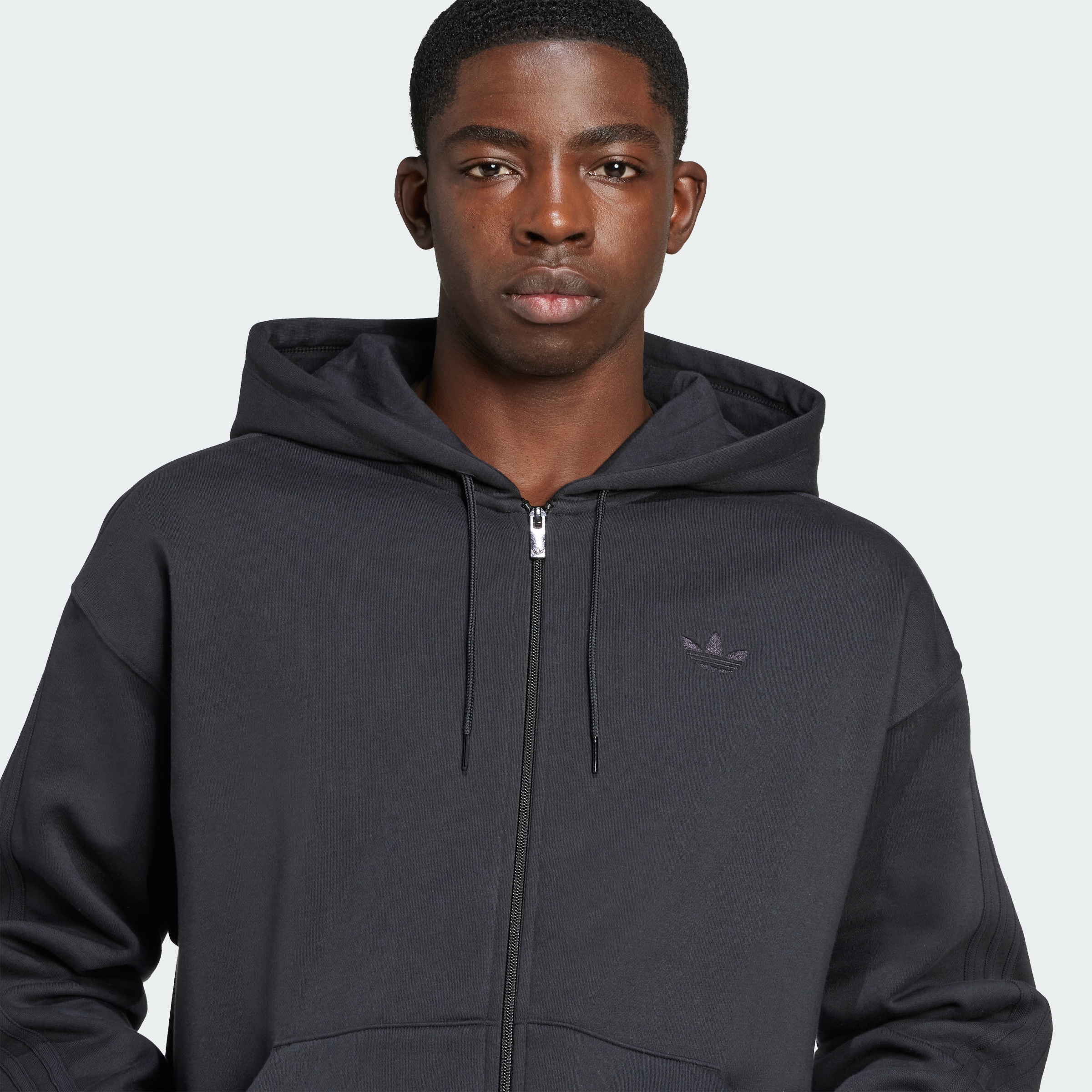 BAGGY FZ HOODIE BLACK/BLACK