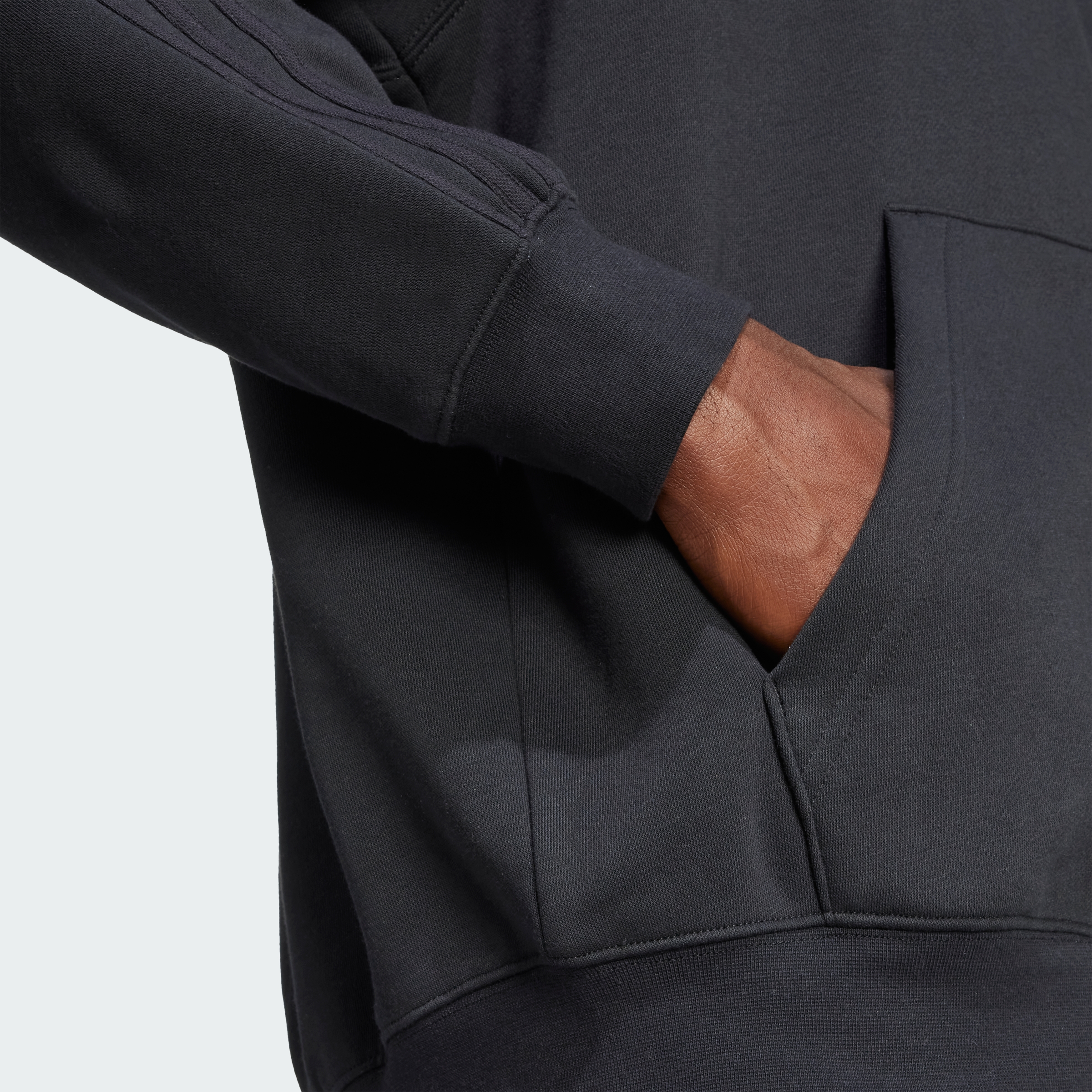 BAGGY FZ HOODIE BLACK/BLACK