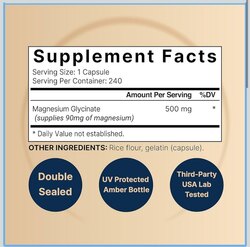 Magnesium glycinate 500mg 240cap