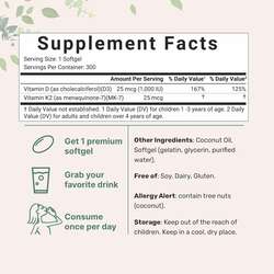 Micro ingredients vitamin d3 k2