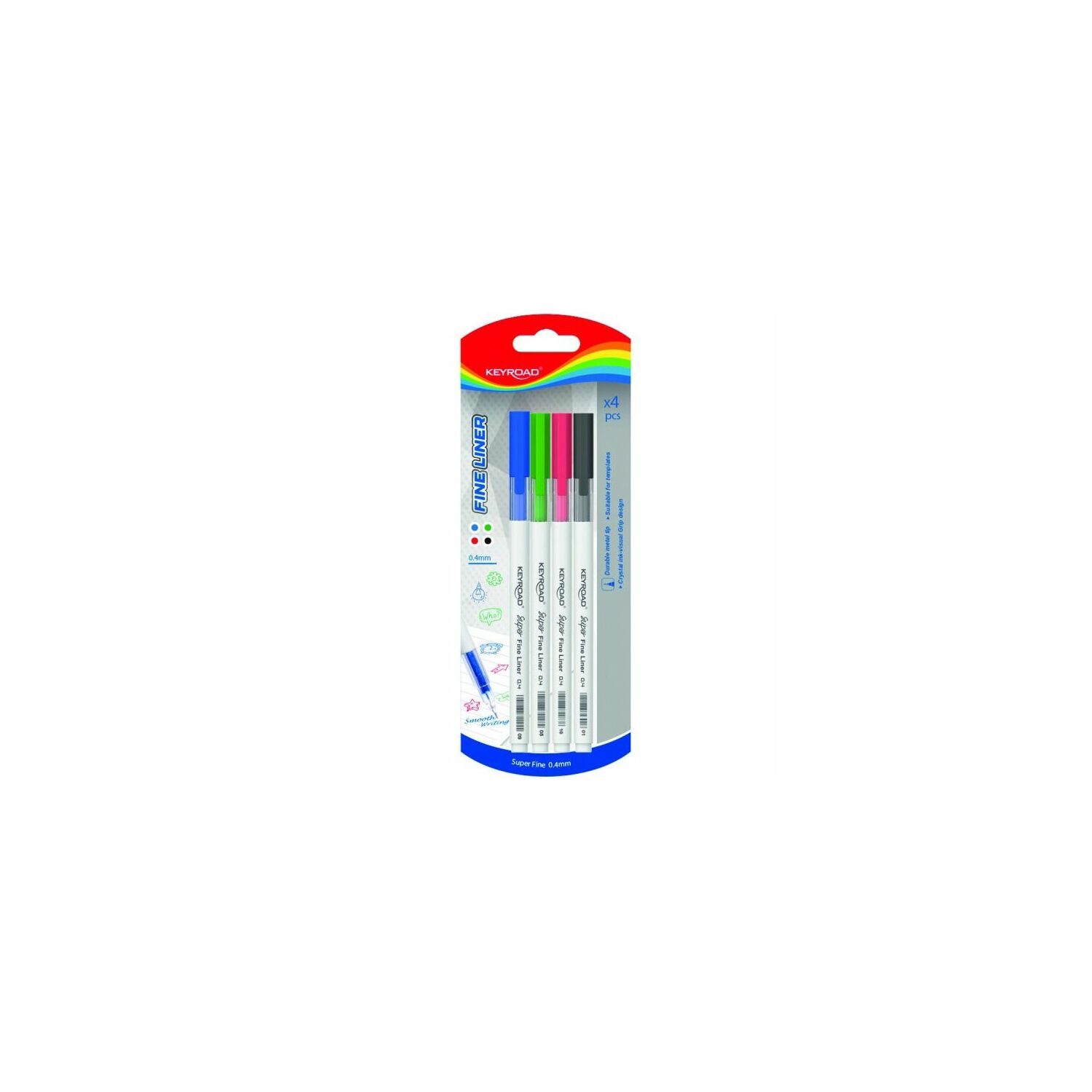 Fineliner 0.4 4pcs