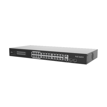 Свич 24 порт PoE / UNIVIEW Switch 24port 100/1000 POE сloud-managed 1uplink non-poe +1 sfp+combo rj45/sfp