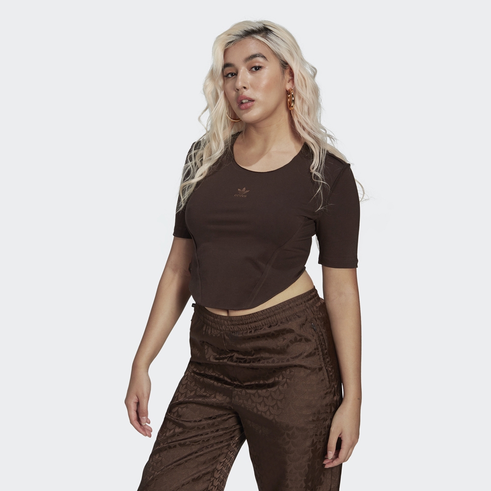CROPPED TEE DBROWN