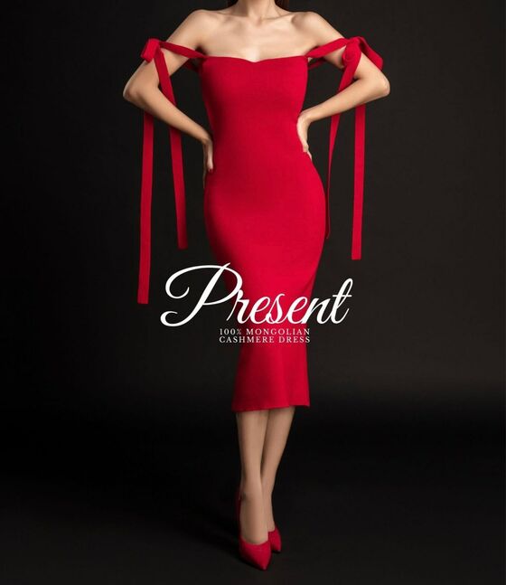 Amara cashmere dress