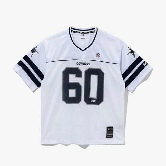 AP NFL POLYESTER TEE PS52 DALCOW WHT