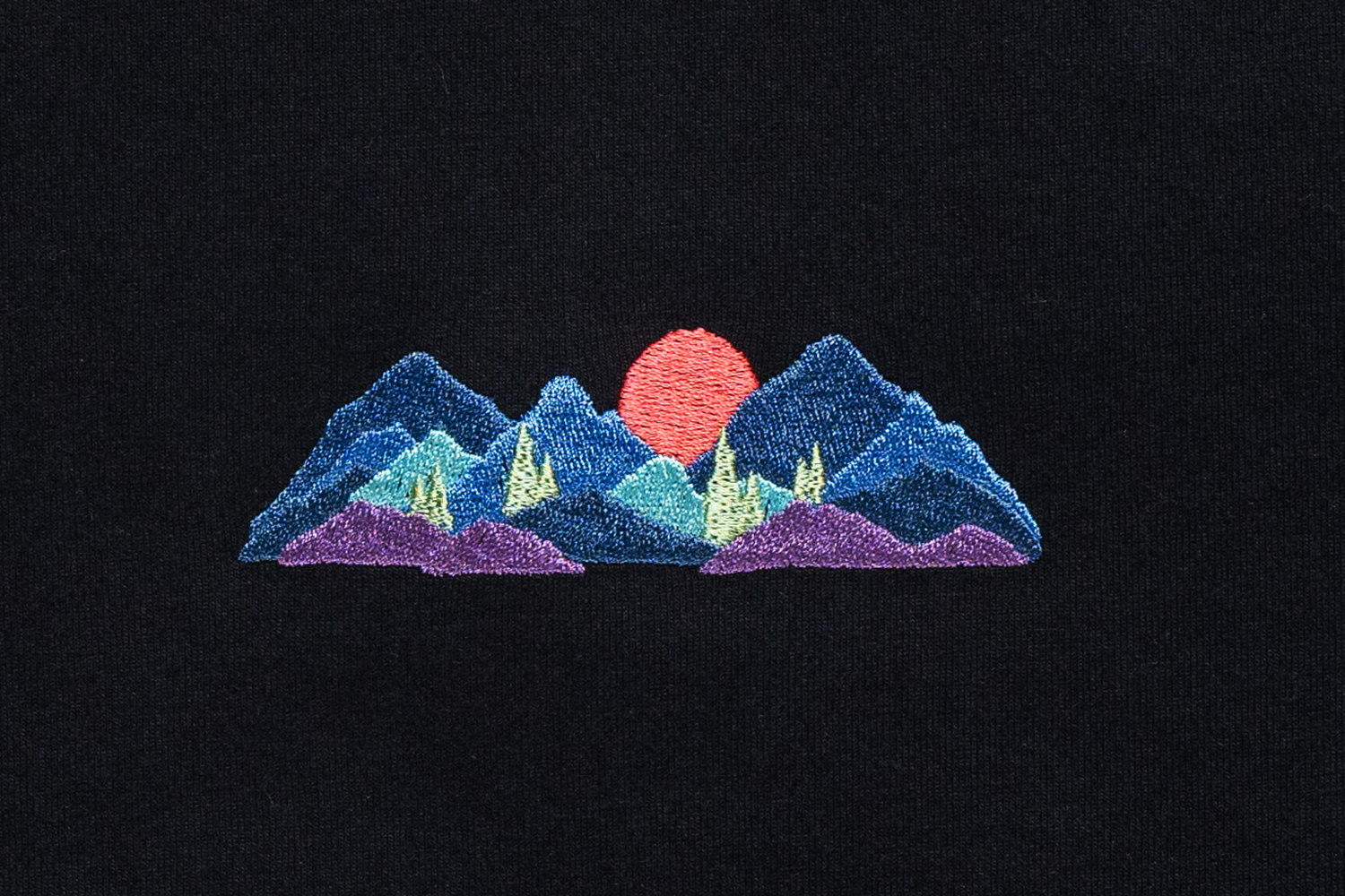 SS TEE MOUNTAIN LOGO FW25 CEBLACK