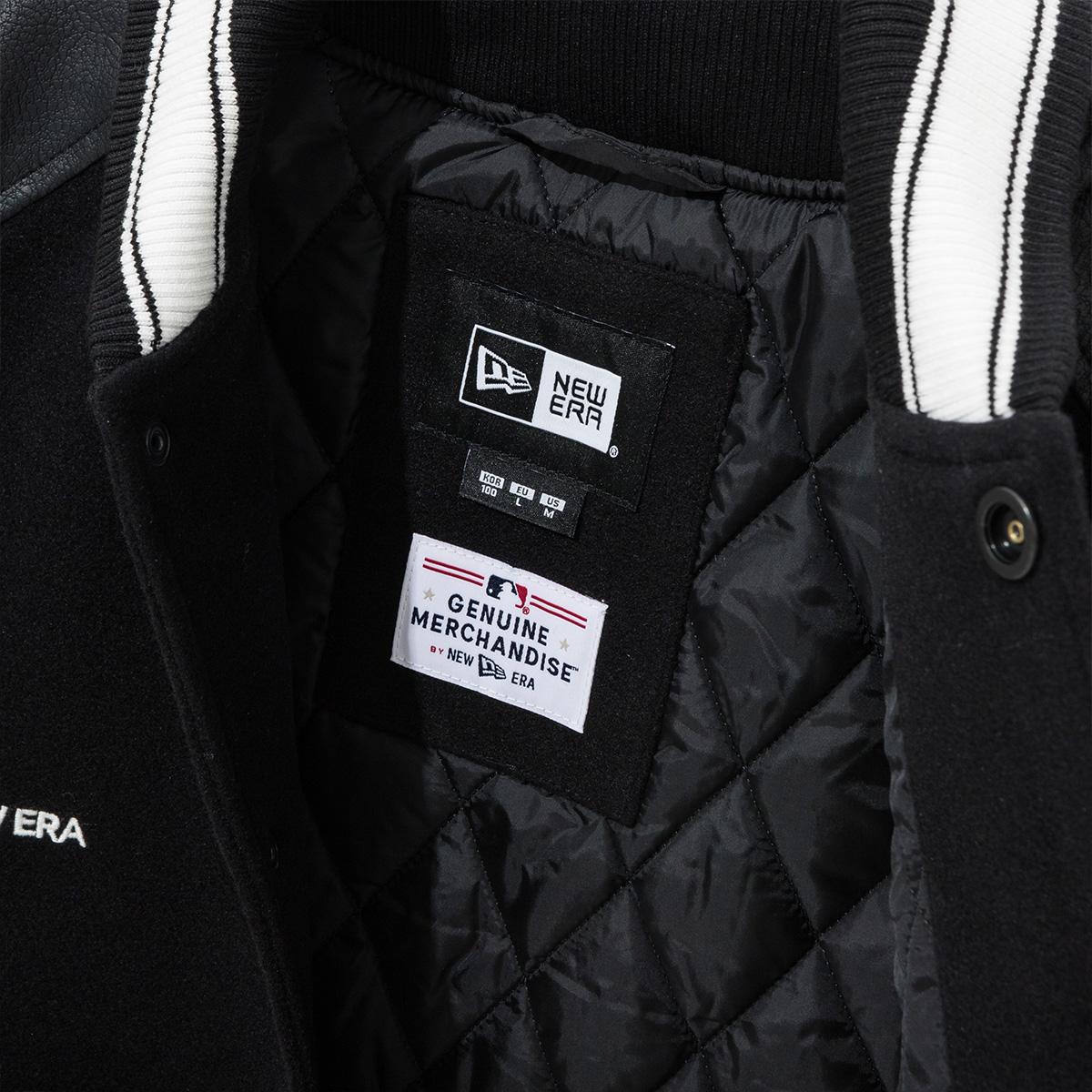 AP MLB RAGLAN VARSITY JK53 NEYYAN BLK