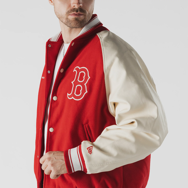 AP MLB RAGLAN VARSITY JK53 BOSRED RED