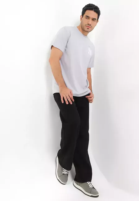 SS TEE MLB CNB CTN LOGO NEYYAN DLPHN GRY