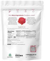 Microingredients cranberry juice