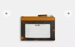 Coach id cart holder