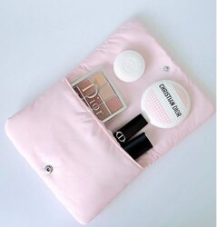 Dior puffy pink pouch
